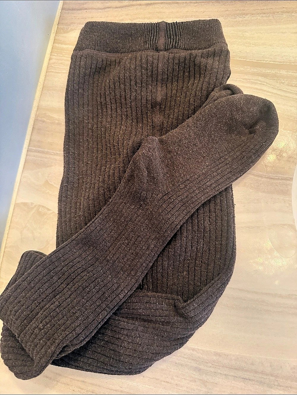 MeMoi Ribbed Gloves in Brown M/L Like New
